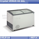 Морозильний лар з гнутим склом Crystal ВЕНУС 46 SGL